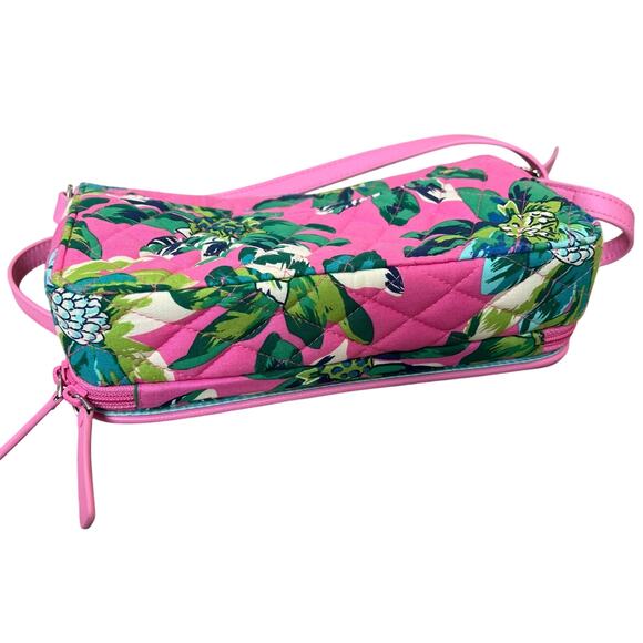 Vera Bradley Tropical Paradise Turnlock Crossbody Bag Wallet - Picture 4 of 8